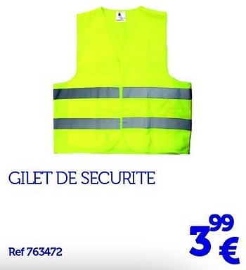 Promotions Gilet de securite - Produit maison - Auto 5  - Valide de 22/03/2016 à 31/03/2017 chez Auto 5