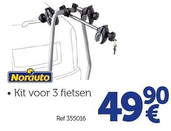 Promotions Kit voor 3 fietsen - Norauto - Valide de 22/03/2016 à 31/03/2017 chez Auto 5