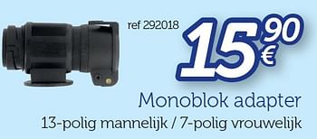 Promoties Monoblok adapter - Brink - Geldig van 22/03/2016 tot 31/03/2017 bij Auto 5