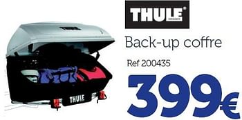 Promoties Back-up coffre - Thule - Geldig van 25/03/2016 tot 31/03/2017 bij Auto 5