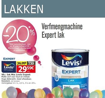 Promoties Lak mix levis expert - Levis - Geldig van 05/04/2016 tot 25/04/2016 bij BricoPlanit