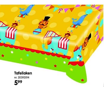 Promotions Tafellaken - Produit maison - Fun - Valide de 01/03/2016 à 31/01/2017 chez Fun
