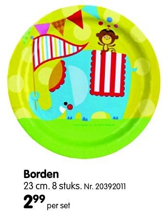 Promoties Borden - Huismerk - Fun - Geldig van 01/03/2016 tot 31/01/2017 bij Fun