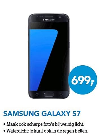 Promoties Samsung galaxy s7 - Samsung - Geldig van 01/04/2016 tot 30/04/2016 bij Coolblue
