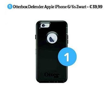 Promoties Otterbox defender apple iphone 6 6s - Apple - Geldig van 01/04/2016 tot 30/04/2016 bij Coolblue