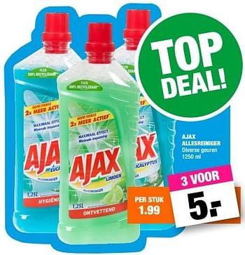 Promoties Ajax allesreiniger - Ajax - Geldig van 11/04/2016 tot 24/04/2016 bij Big Bazar