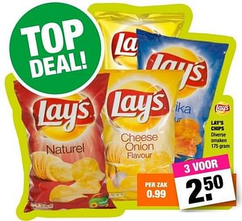 Promoties Lay`s chips - Lay's - Geldig van 11/04/2016 tot 24/04/2016 bij Big Bazar
