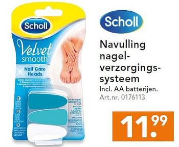 Promotions Navulling nagelverzorgingssysteem - Scholl - Valide de 11/04/2016 à 24/04/2016 chez Blokker