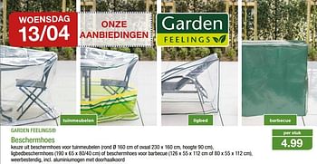 Promoties Beschermhoes - Garden Feelings - Geldig van 13/04/2016 tot 19/04/2016 bij Aldi