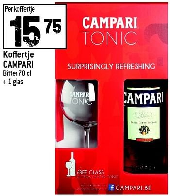 Promotions Koffertje campari - Campari - Valide de 13/04/2016 à 19/04/2016 chez Match