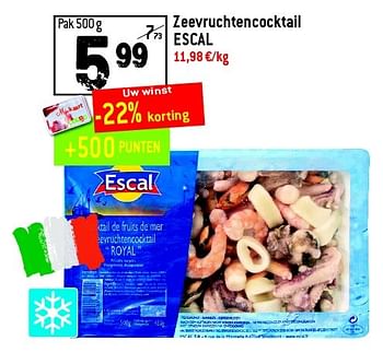 Promoties Zeevruchtencocktail escal - Escal - Geldig van 13/04/2016 tot 19/04/2016 bij Match