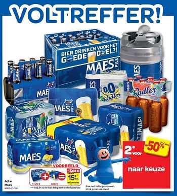Promoties Actie maes - Maes - Geldig van 13/04/2016 tot 25/04/2016 bij Carrefour