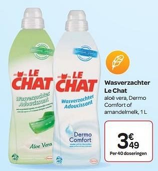 Promoties Wasverzachter le chat - Le Chat - Geldig van 13/04/2016 tot 25/04/2016 bij Carrefour