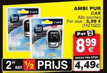 Promotions Ambi pur car - Ambi Pur - Valide de 12/04/2016 à 25/04/2016 chez Cora