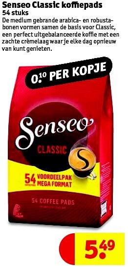 Promoties Senseo classic koffiepads - Douwe Egberts - Geldig van 12/04/2016 tot 17/04/2016 bij Kruidvat