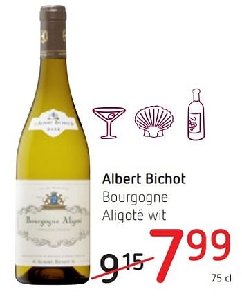 Promoties Albert bichot bourgogne aligoté wit - Witte wijnen - Geldig van 21/04/2016 tot 04/05/2016 bij Spar (Colruytgroup)