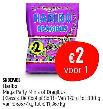 Promoties Snoepjes haribo - Haribo - Geldig van 14/04/2016 tot 20/04/2016 bij Delhaize