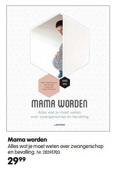 Promoties Mama worden - Huismerk - Fun - Geldig van 01/03/2016 tot 31/01/2017 bij Fun