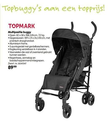 Promoties Multipositie buggy - Topmark - Geldig van 01/03/2016 tot 31/01/2017 bij Fun