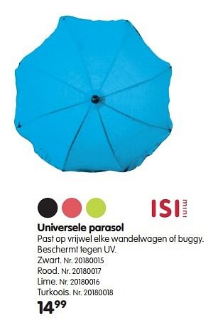 Promotions Universele parasol - Isi - Valide de 01/03/2016 à 31/01/2017 chez Fun