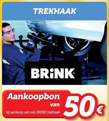 Promoties Trekhaak - Brink - Geldig van 13/04/2016 tot 12/05/2016 bij Auto 5