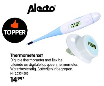 Promoties Thermometerset - Alecto - Geldig van 01/03/2016 tot 31/01/2017 bij Fun