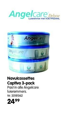 Promotions Navulcassettes captiva 3-pack - Angelcare - Valide de 01/03/2016 à 31/01/2017 chez Fun