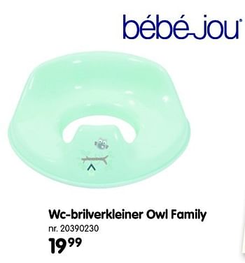 Promoties Wc-brilverkleiner owl family - Bebe-jou - Geldig van 01/03/2016 tot 31/01/2017 bij Fun