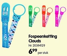 Promoties Fospeenketting clouds - Suavinex - Geldig van 01/03/2016 tot 31/01/2017 bij Fun