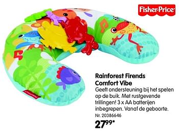 Promoties Rainforest firends comfort vibe - Fisher-Price - Geldig van 01/03/2016 tot 31/01/2017 bij Fun
