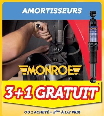 Promotions Amortisseurs - MOnroe - Valide de 13/04/2016 à 12/05/2016 chez Auto 5