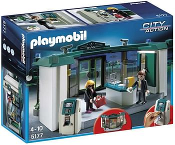 Promoties 5177 Bankkantoor met geldautomaat - Playmobil - Geldig van 02/01/2017 tot 15/01/2017 bij ToyChamp