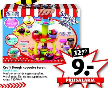 Promoties Craft dough cupcake toren - Huismerk - Bart Smit - Geldig van 16/04/2016 tot 01/05/2016 bij Bart Smit