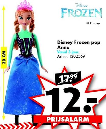 Promoties Disney frozen pop anna - Disney  Frozen - Geldig van 16/04/2016 tot 01/05/2016 bij Bart Smit