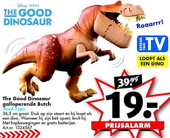 The Dinosaur The good dinosaur galloperende - Promotie Bart Smit