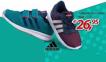Promoties Adidas lite racer infant - Adidas - Geldig van 26/04/2016 tot 08/05/2016 bij Vatana