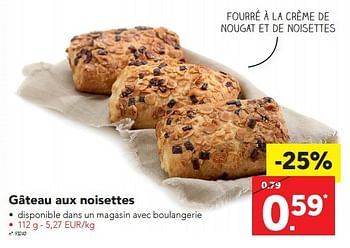 Produit Maison Lidl Gateau Aux Noisettes En Promotion Chez Lidl