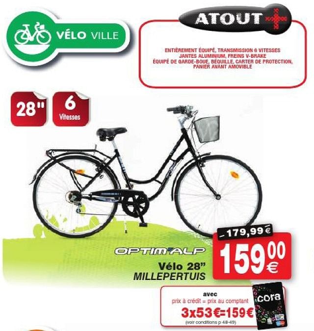 Cora discount vélo femme