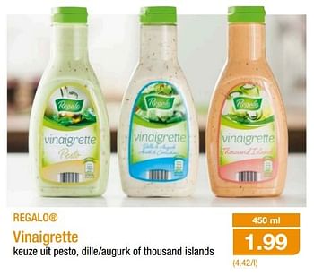 REGALO® Vinaigrette bon marché chez ALDI