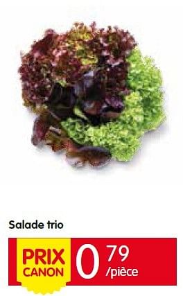 Promotions Salade trio - Produit Maison - Red Market - Valide de 05/05/2016 à 11/05/2016 chez Red Market