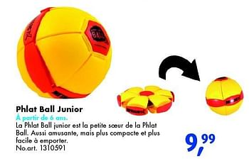 Promotions Phlat ball junior - Goliath - Valide de 30/04/2016 à 15/05/2016 chez Bart Smit