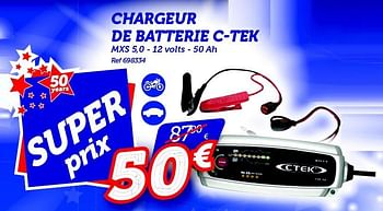 Promotions Chargeur de batterie c-tek - Ctek - Valide de 13/05/2016 à 12/06/2016 chez Auto 5
