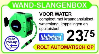 vergiftigen onderwijs Baby Waterland Wand-slangenbox - Promotie bij Van Cranenbroek