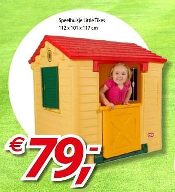 Promoties Speelhuisje little tikes - Little Tikes - Geldig van 17/05/2016 tot 29/05/2016 bij Vatana