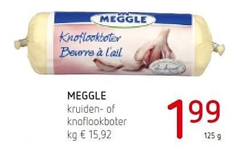 Promoties Meggle kruiden of knoflookboter - Meggle - Geldig van 19/05/2016 tot 01/06/2016 bij Eurospar (Colruytgroup)