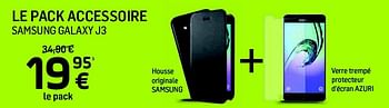 Promotions Le pack accessoire samsung galaxy j3 - Samsung - Valide de 25/05/2016 à 30/06/2016 chez Base