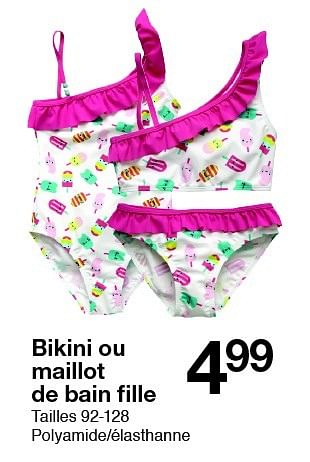 Maillot de discount bain fille zeeman