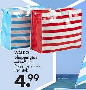 Promoties Waldo shoppingtas - Huismerk - Casa - Geldig van 30/05/2016 tot 28/06/2016 bij Casa