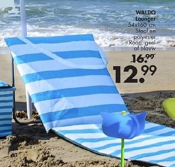 Promoties Waldo lounger - Huismerk - Casa - Geldig van 30/05/2016 tot 28/06/2016 bij Casa