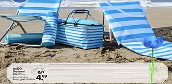 Promoties Waldo strandmat - Huismerk - Casa - Geldig van 30/05/2016 tot 28/06/2016 bij Casa